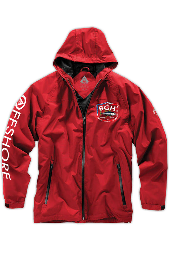 Red Waterproof Fishing Jacket 