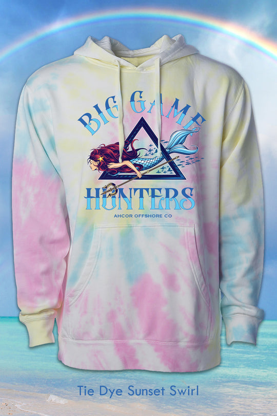 MERMAID - Tie Dye Hooded Sweatshirts