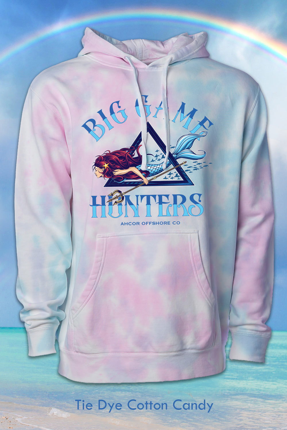 MERMAID - Tie Dye Hooded Sweatshirts