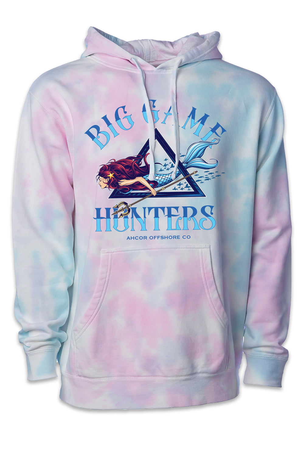 Tie Dye Cotton Candy Hooded Sweatshirt