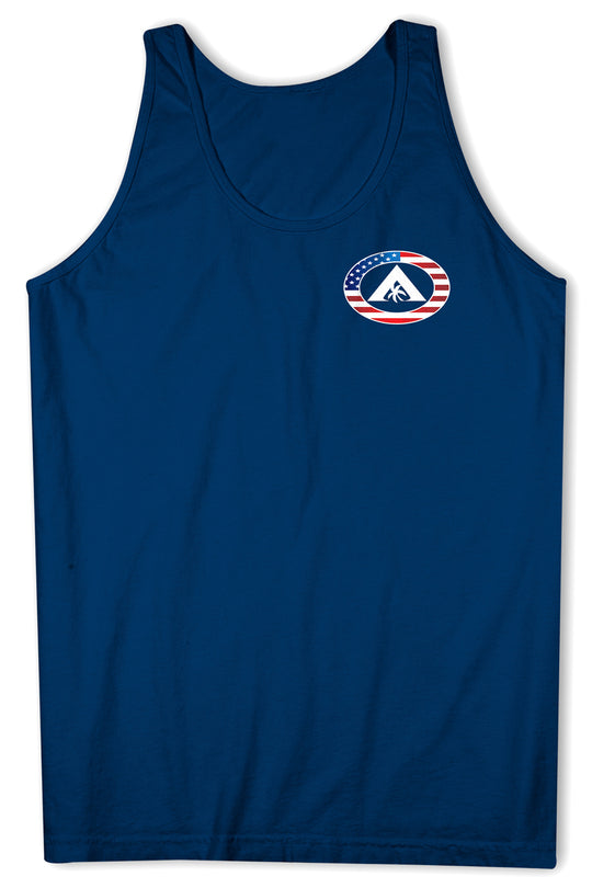 Men's 4th of July fishing tank top