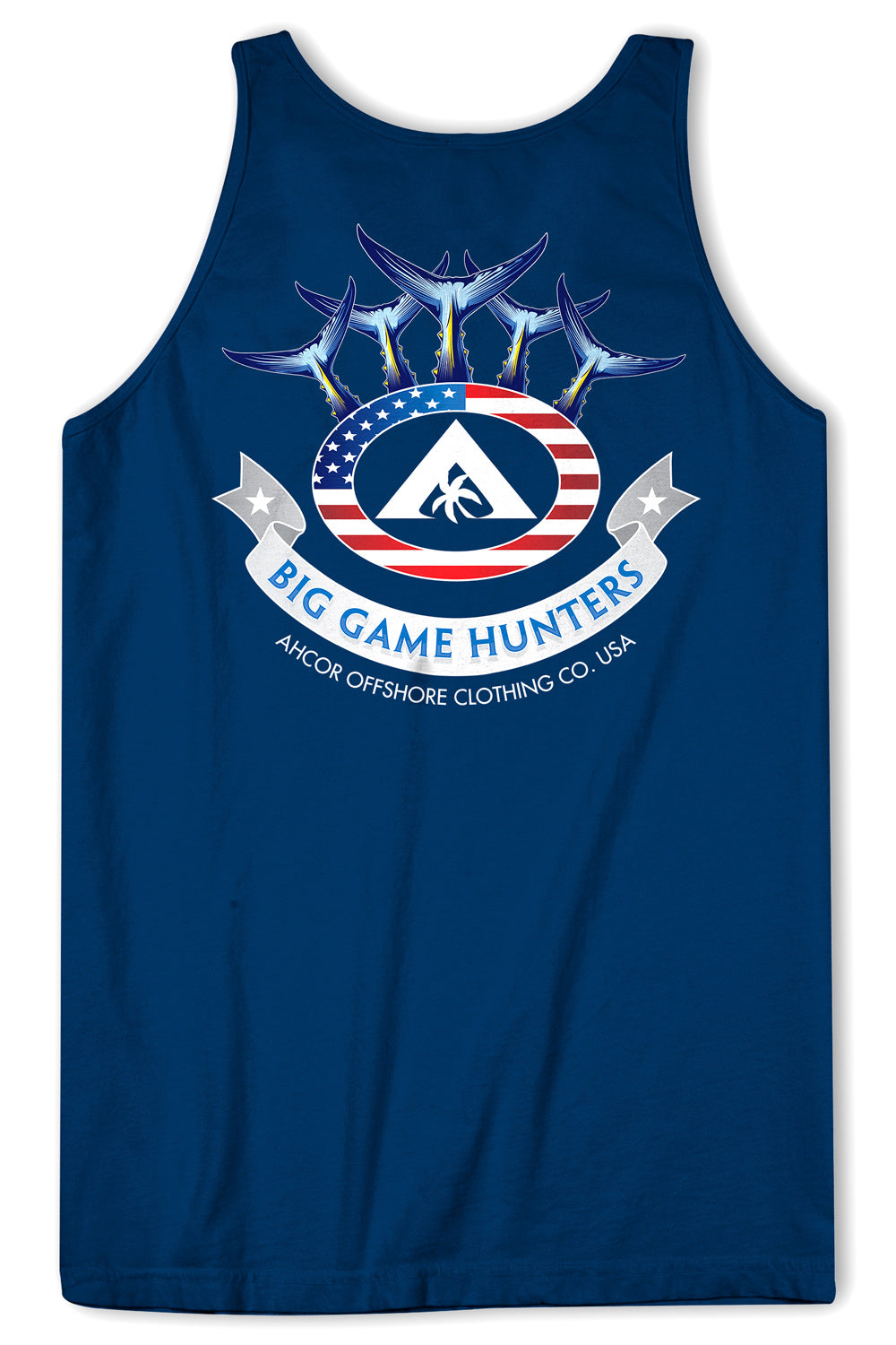 Men's 4th of July fishing tank top