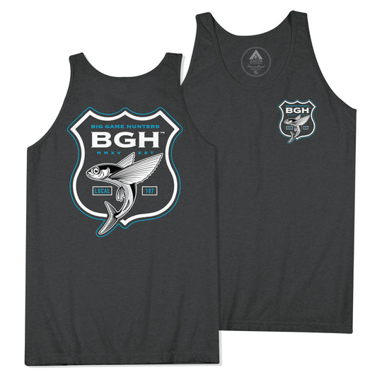 BADGE OF HONOR TANK - Heather charcoal grey