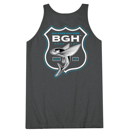 BADGE OF HONOR TANK - Heather charcoal grey