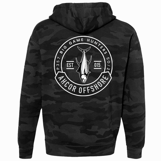 Black Camo Fishing Hoodies