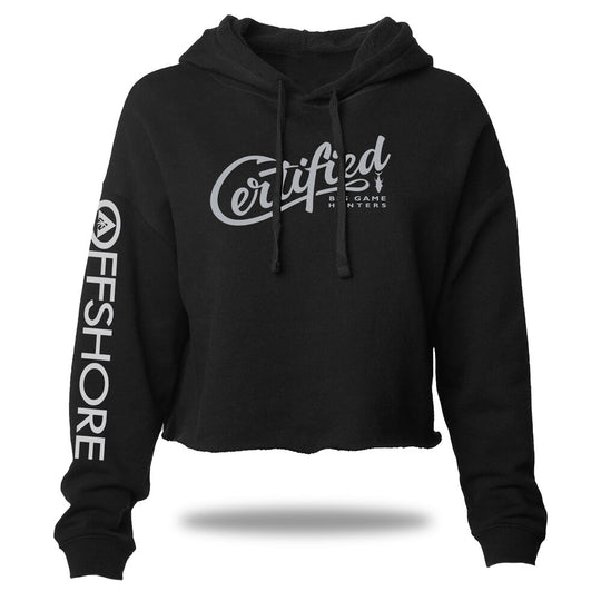 CERTIFIED - Womens Crop Top Hoodie